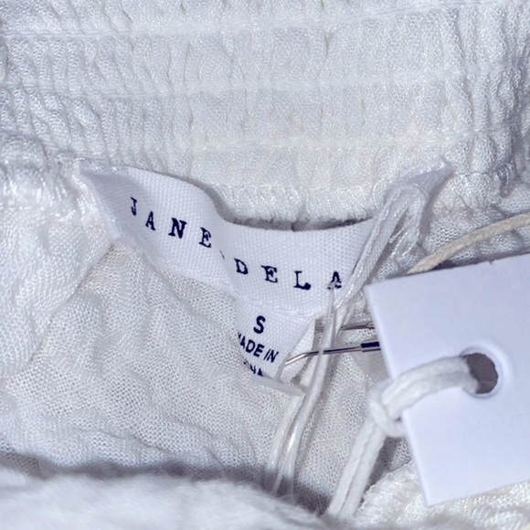 Jane & Delancey white sleeveless top size small oversized new with tags - Picture 3 of 6